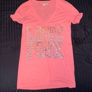PINK pink short sleeve tee